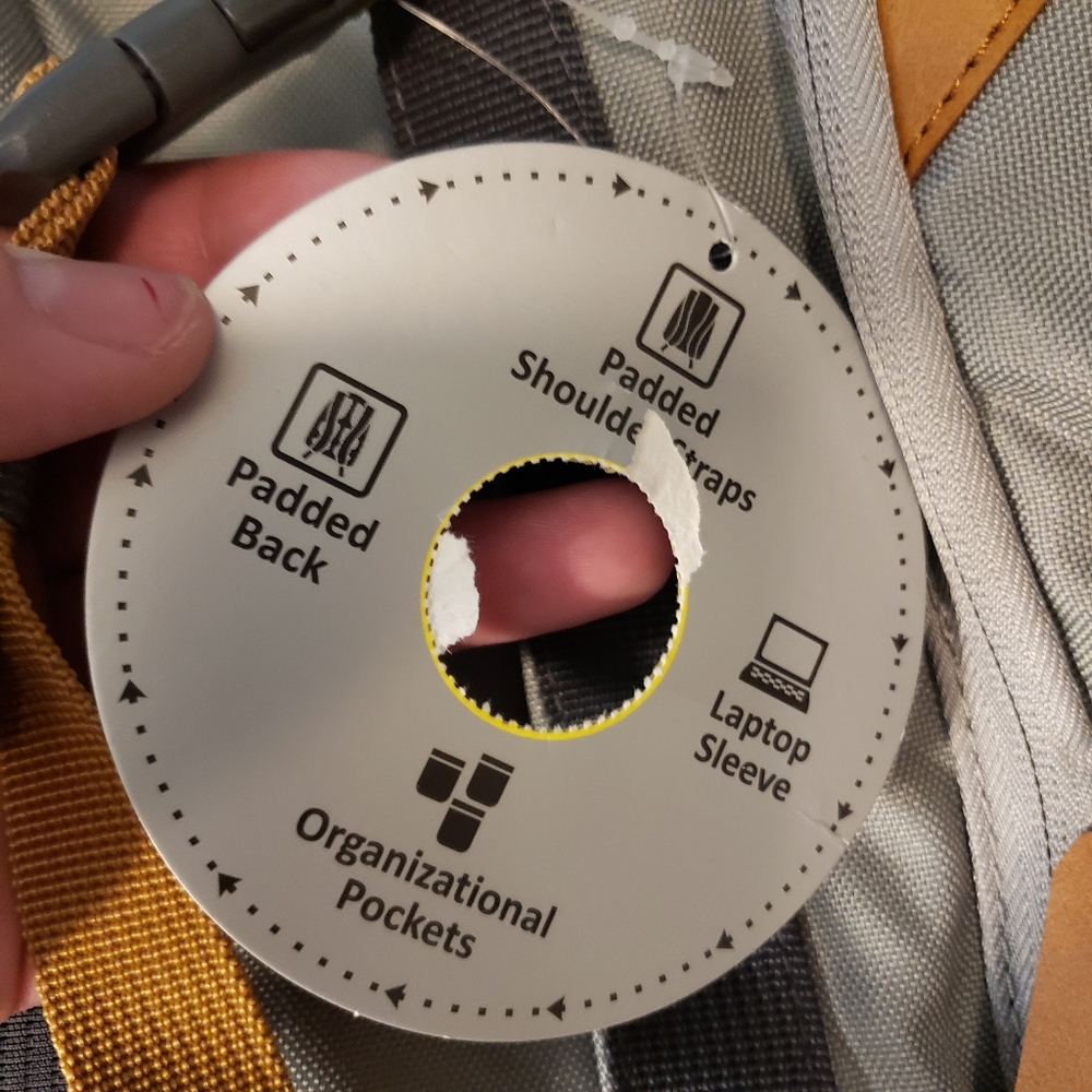 Nwt swiss tech laptop backpack - Picture 4 of 13